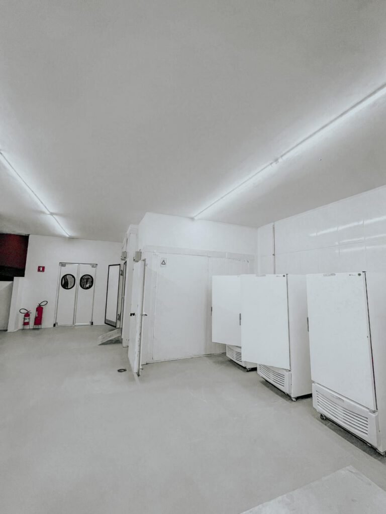 Foto da fabrica, freezers.