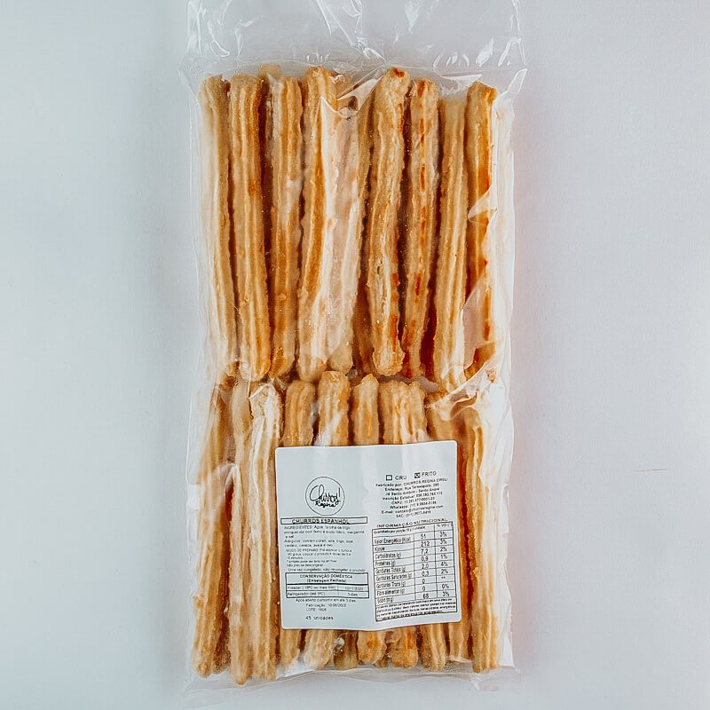 churros espanhol 16cm frito