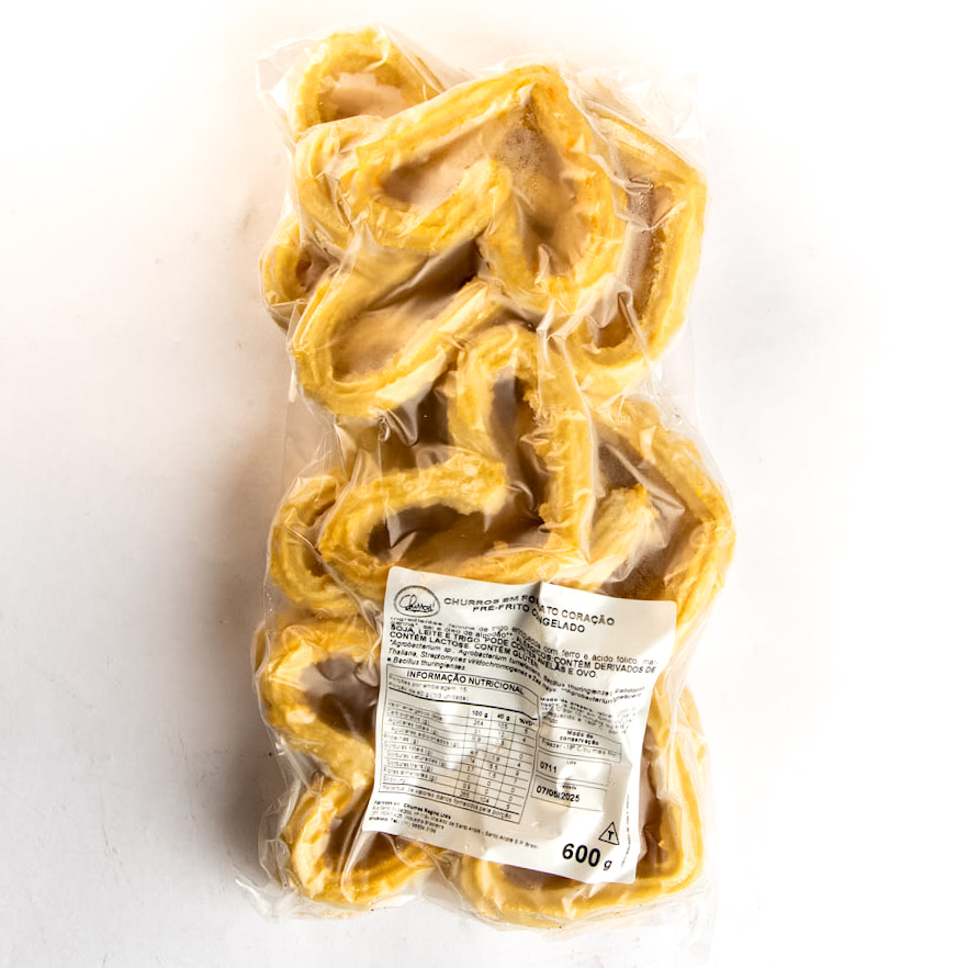 Churro Formato de Coração