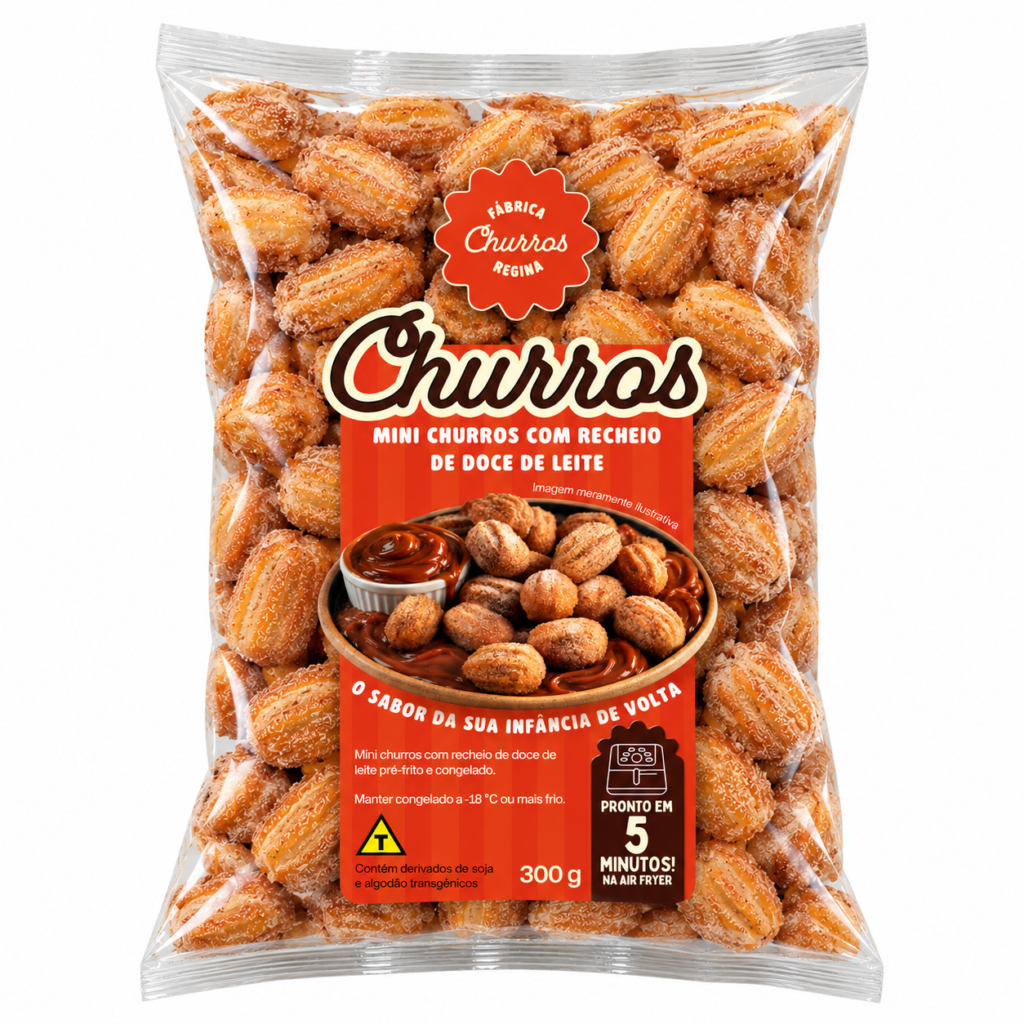 Mini Churros para Mercados – 300g